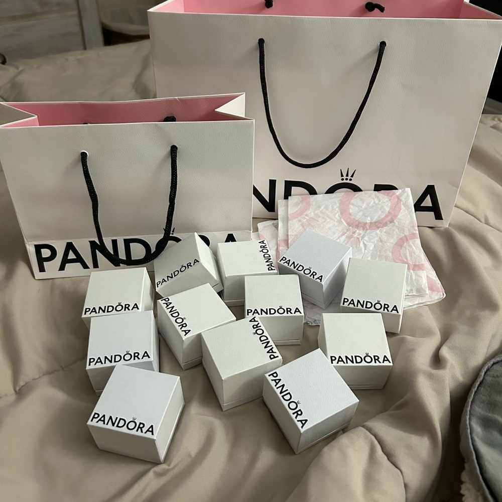 Pandora packaging bundle pandora gift bags and charm boxes